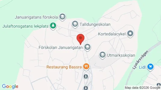 Apartments for rent i Gothenburg East - kort over placeringen