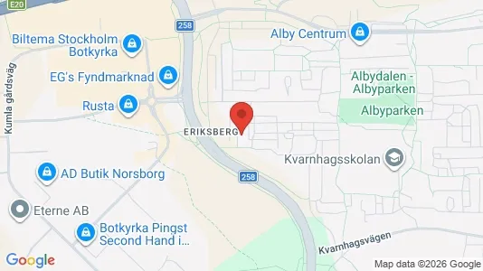 Apartments for rent i Botkyrka - kort over placeringen