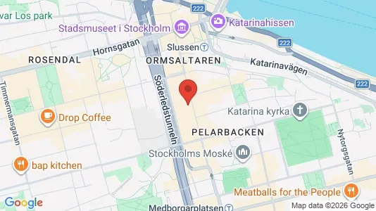 Apartments for rent i Södermalm - kort over placeringen