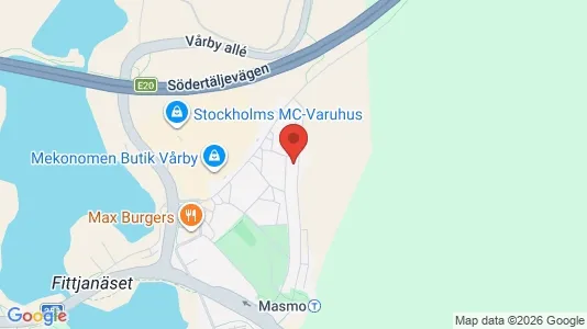 Apartments for rent i Huddinge - kort over placeringen