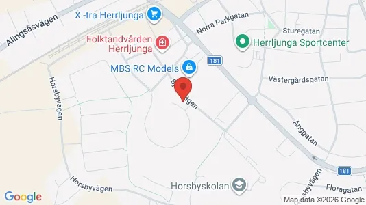 Apartments for rent i Herrljunga - kort over placeringen