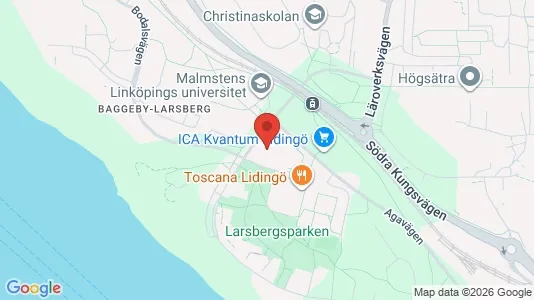 Apartments for rent i Lidingö - kort over placeringen