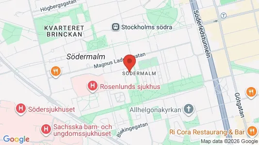 Apartments for rent i Södermalm - kort over placeringen