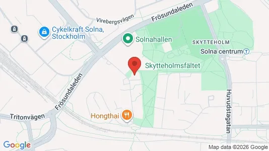Apartments for rent i Solna - kort over placeringen