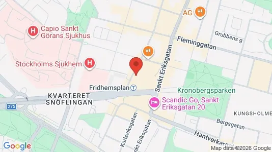 Apartments for rent i Kungsholmen - kort over placeringen