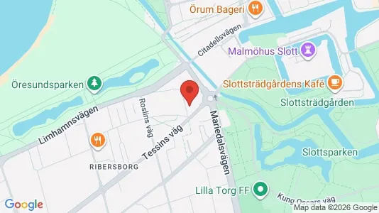 Apartments for rent i Malmö City - kort over placeringen