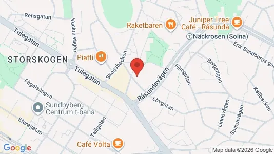 Apartments for rent i Solna - kort over placeringen