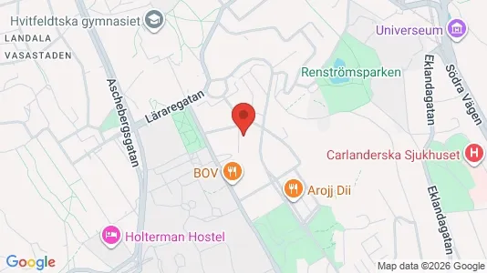 Apartments for rent i Johanneberg - kort over placeringen