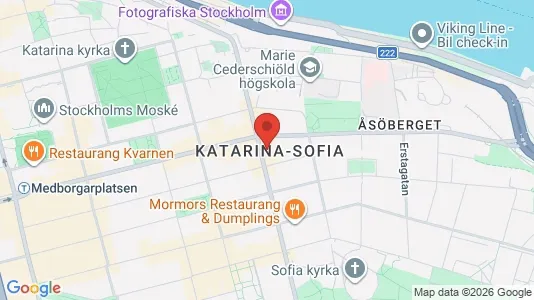 Apartments for rent i Södermalm - kort over placeringen