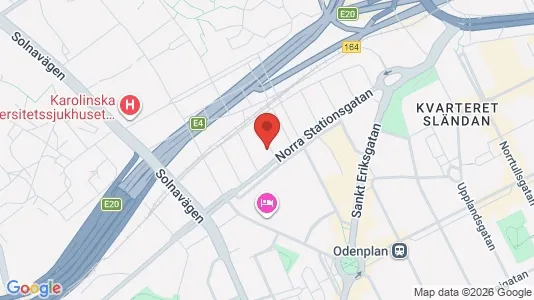 Apartments for rent i Vasastan - kort over placeringen