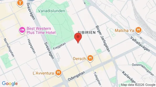 Apartments for rent i Vasastan - kort over placeringen