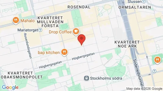 Apartments for rent i Södermalm - kort over placeringen