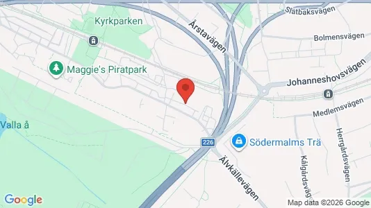 Apartments for rent i Hammarbyhamnen - kort over placeringen