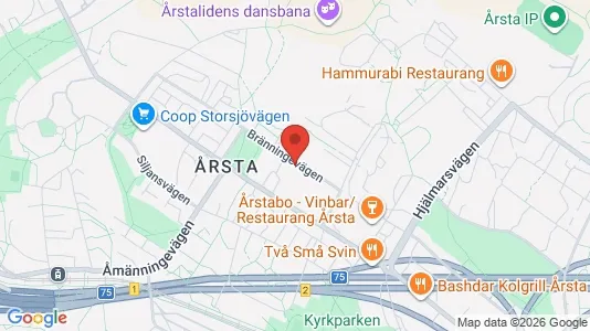 Apartments for rent i Hammarbyhamnen - kort over placeringen