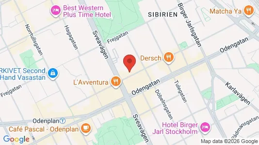 Apartments for rent i Vasastan - kort over placeringen