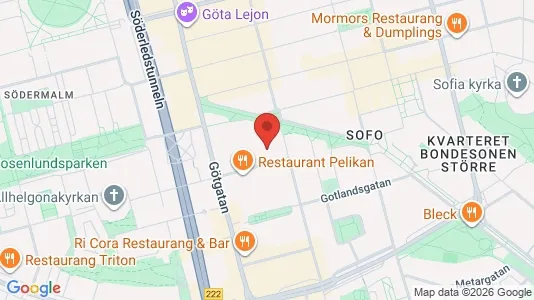 Apartments for rent i Södermalm - kort over placeringen