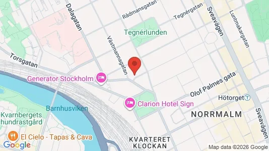 Apartments for rent i Stockholm City - kort over placeringen