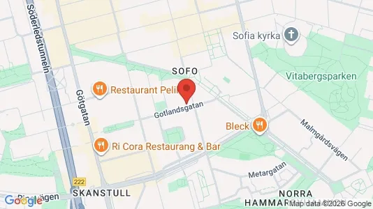Apartments for rent i Södermalm - kort over placeringen