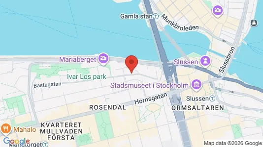 Apartments for rent i Södermalm - kort over placeringen