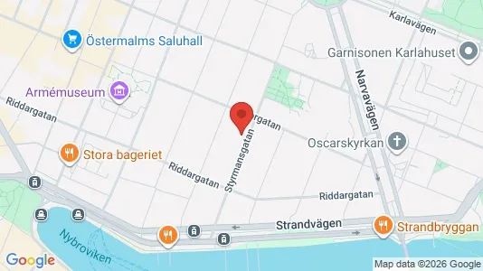 Apartments for rent i Östermalm - kort over placeringen
