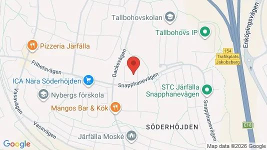 Apartments for rent i Järfälla - kort over placeringen