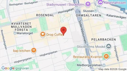 Apartments for rent i Södermalm - kort over placeringen