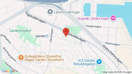 Apartments for rent i Gärdet/Djurgården - kort over placeringen