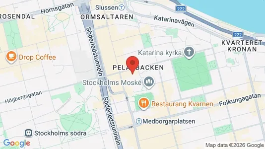 Apartments for rent i Södermalm - kort over placeringen