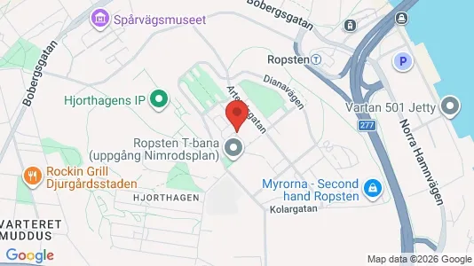 Apartments for rent i Gärdet/Djurgården - kort over placeringen