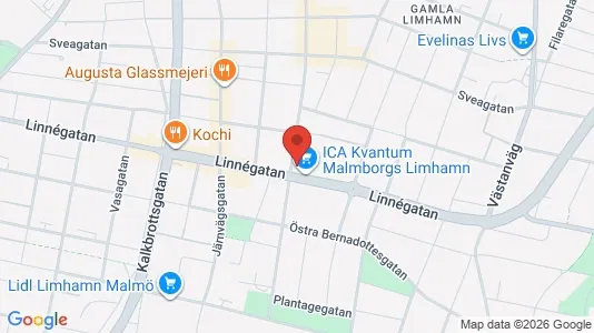 Apartments for rent i Limhamn/Bunkeflo - kort over placeringen
