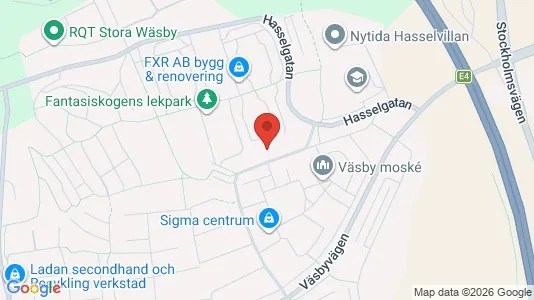 Apartments for rent i Upplands Väsby - kort over placeringen