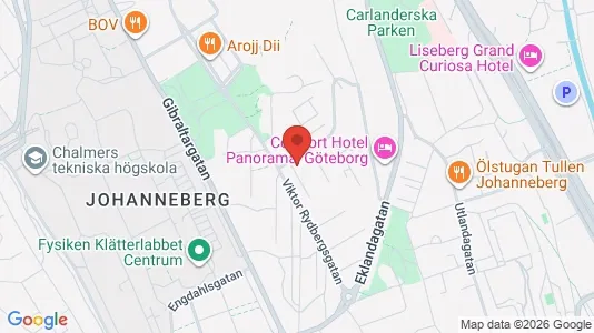 Apartments for rent i Johanneberg - kort over placeringen