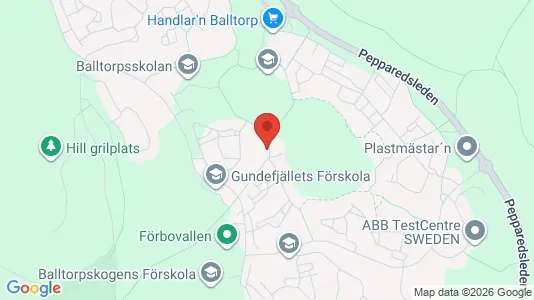 Apartments for rent i Mölndal - kort over placeringen