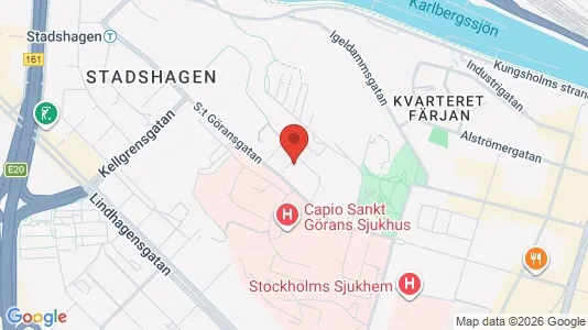 Apartments for rent i Kungsholmen - kort over placeringen