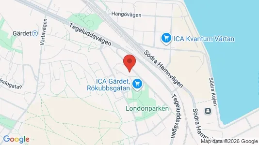 Apartments for rent i Gärdet/Djurgården - kort over placeringen