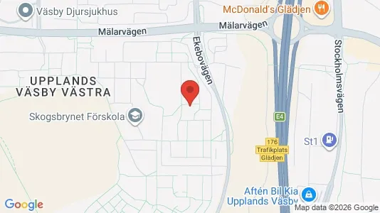 Apartments for rent i Upplands Väsby - kort over placeringen
