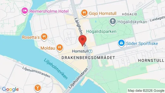 Apartments for rent i Södermalm - kort over placeringen