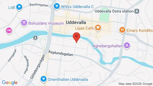 Apartments for rent i Uddevalla - kort over placeringen