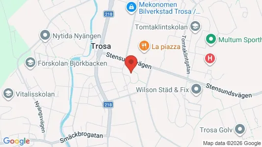 Apartments for rent i Trosa - kort over placeringen