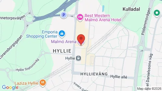Apartments for rent i Hyllie - kort over placeringen