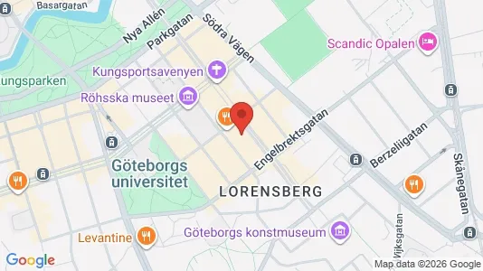 Apartments for rent i Gothenburg City Centre - kort over placeringen