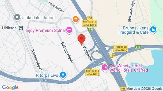 Apartments for rent i Solna - kort over placeringen