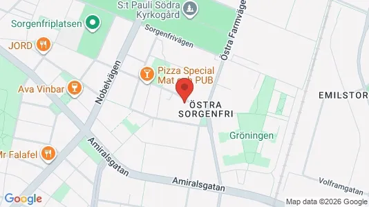 Apartments for rent i Malmö City - kort over placeringen