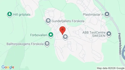 Apartments for rent i Mölndal - kort over placeringen