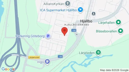 Apartments for rent i Angered - kort over placeringen