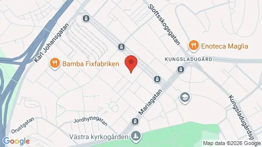 Apartments for rent i Majorna-Linné - kort over placeringen