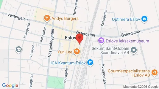 Apartments for rent i Eslöv - kort over placeringen