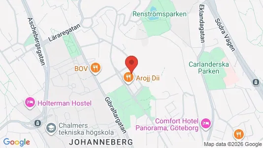 Apartments for rent i Johanneberg - kort over placeringen