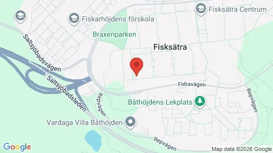 Apartments for rent i Nacka - kort over placeringen