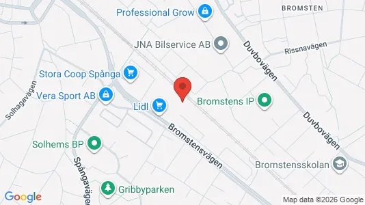 Apartments for rent i Östersund - kort over placeringen